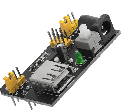 Zdjęcie produktu dla AZ-Delivery Zasilacz MB102 Breadboard Adapter Zasilacz Moduł zasilania 3.3V/5V, 1x Adapter