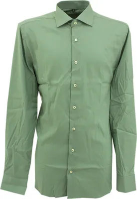 Produktbild von 30202 Eterna, ,  Herren langarm Hemd, Popelinestretch, green, 41