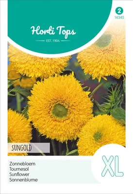 Produktbild von Sonnenlume Sonnengold Hoch Gefüllt | Sonnenblumensamen von Hortitops