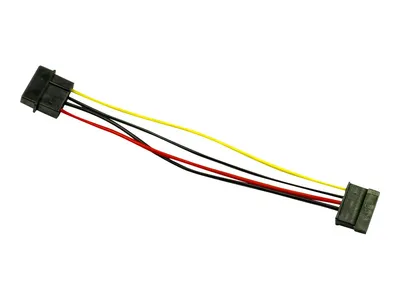 Produktbild von Inter-Tech Adapter 1x Molex -> 1x SATA Power 0,15m