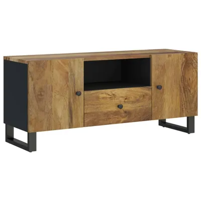 Zdjęcie produktu dla vidaXL Szafka pod TV 105x33,5x46 cm lite drewno mango i materiał drewnopochodny