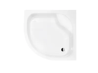 Produktbild von Duschwanne Viertelkreis 90x90x38,5 Sanitäracryl Duschtasse Glatt | Ablaufgarnitur ⌀50 mm & Füßen im SET | Anti-Rutsch Duschbecken | BADLAND DIPER I