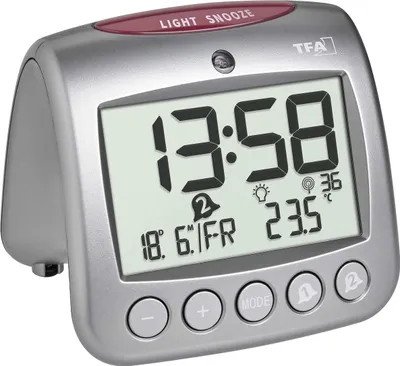 Image de TFA - Réveil radio digital avec température SONIO 2.0 - 60.2559.54