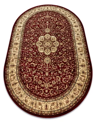 Zdjęcie produktu dla Dywan ROYAL ADR owal wzór 521 bordo czerwony 200x290 cm