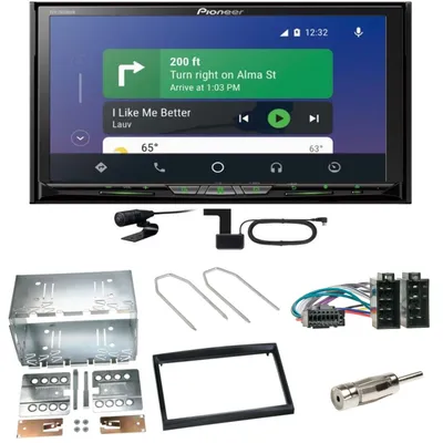 Produktbild von Pioneer AVH-Z9200DAB Android Auto Carplay Einbauset für Peugeot 307 Citroen C2 C3