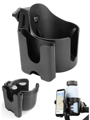 Productafbeelding van DrPhone CPH 2 in 1 Bekerhouder met Telefoonhouder - Geschikt voor o.a