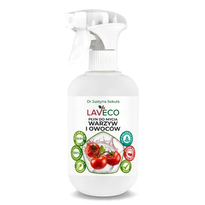 Zdjęcie produktu dla Naturalny płyn do mycia warzyw i owoców - 0,5 l