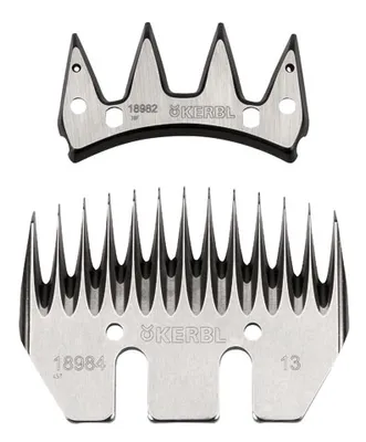 Produktbild von Kerbl Schermesser-Set Premium, Schaf,13/4 Zähne Allroundschur