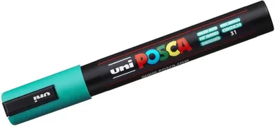 Image de POSCA - POSCA PC5M M Moragd Green | 1 pièce | 6 pièces