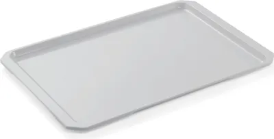 Produktbild von Tablett / Kantinentablett, Polyester, 46x35,5 cm, Farben wählbar : Systemtablett, 46 x 34,4 cm, lichtgrau, Polyester Variante: Systemtablett, 46 x 34,4 cm, lichtgrau