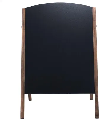 Image de Tableau noir en bois, double face, 60 x 101 cm