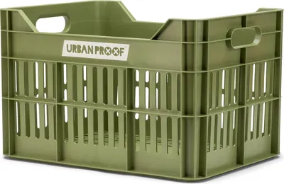 Immagine prodotto di Urban Proof Click cassa per biciclette 30 litri Plastica riciclata verde oliva