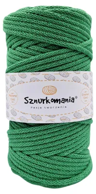 Produktbild von Baumwollkordel mit einem Kern 5mm 100m, Makrameegarn, Makrameekordel, Häkelkordel, Makrameekordel, Naturgarn, 5mm Kordel, geflochtene Baumwollkordel,