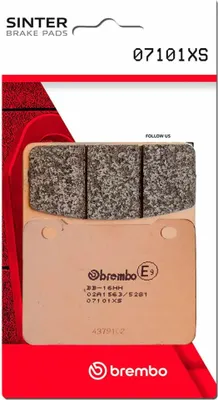 Image de BREMBO XS 07101XS plaquettes de frein arrière frittées pour SYM