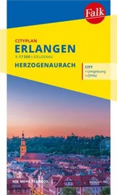 Obrázok produktu pre Falk Cityplan Erlangen 1:17 500