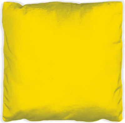 Produktbild von Wallario Premium Kissen, weiche Oberfläche, mit Motiv Gelb, Größe: 60 x 60 cm, mit weißer Rückseite