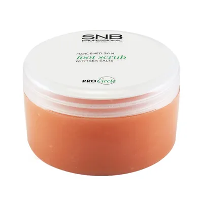 Produktbild von SNB Professional Fußpflege Peeling mit Meersalz 300 ml | Effektives mechanisches Peeling mit Meersalz und Zucker | Nährt die Haut | Foot scrub