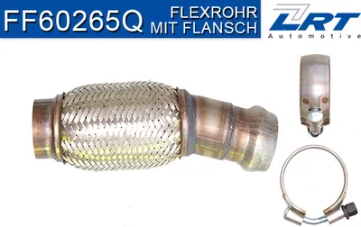 Produktbild von LRT FF60265Q Ø60mm Flexrohr Auspuff Abgasrohr 265mm passend für MERCEDES-BENZ SPRINTER 3,5-t Kasten (906) VIANO (W639) VITO Bus (W639)