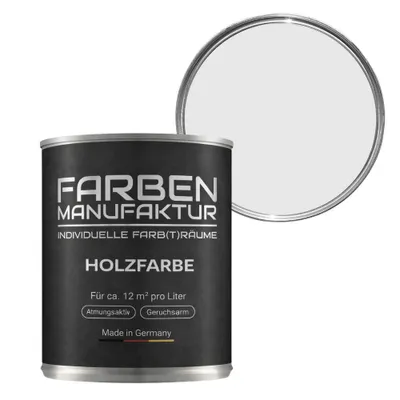 Produktbild von Holzfarbe Wetterschutzfarbe Holzlack Holzschutzlack Trendfarbe 5L - Weiß