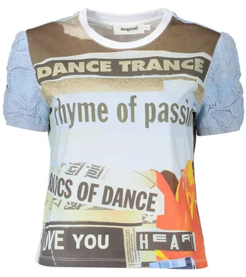 Produktbild von Desigual Kurzarm-T-Shirt Damen Blau