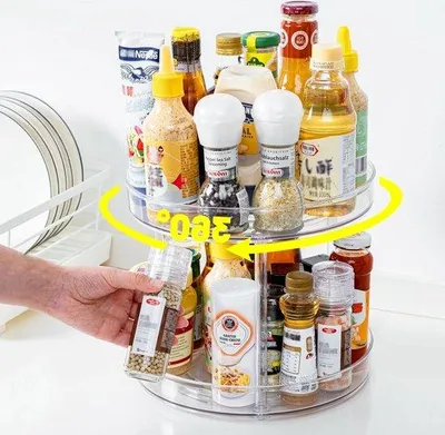 Obrázek produktu pro Otevřená kuchyňská skříňka s otočným zrcadlem, 23 cm