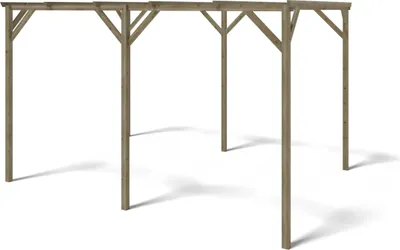 Immagine prodotto di Tettoia posto auto coperto in legno 3x4 m - 12 m2