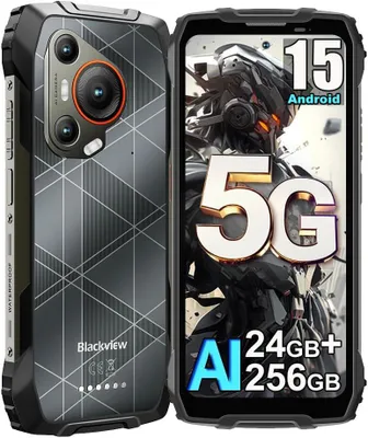 Obrázok produktu pre Blackview BL7000 Black Pro – outdoor smartfón 5G – 7500 mAh batéria, 6,78" displej s obnovovacou frekvenciou 120 Hz, 24 GB RAM, 256 GB ROM, 50 MP + 20 MP nočná kamera, NFC