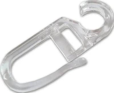 Produktbild von Vorhanghaken für Ringe, Transparette (10Stk)
