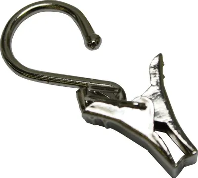 Produktbild von Gardinia Seilklammern nickel, 20-er Pack