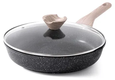 Productafbeelding van Omgoods - Antiaanbakpan met Deksel - 32 cm, Gezond en PFOA-vrij