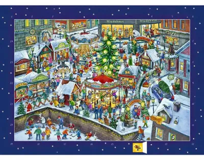 Image de Calendrier mural du marché de Noël de Wimmelig