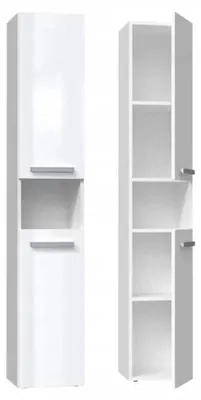 Produktbild von Badezimmerschrank NEL I 31x30x174 cm weiß glänzend