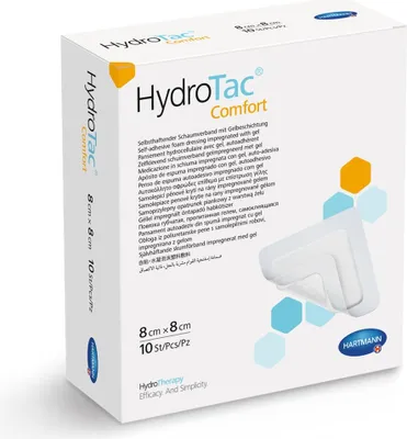 Zdjęcie produktu dla Hartmann HydroTac Comfort 8x8cm st P10 | opakowanie (10 sztuk)