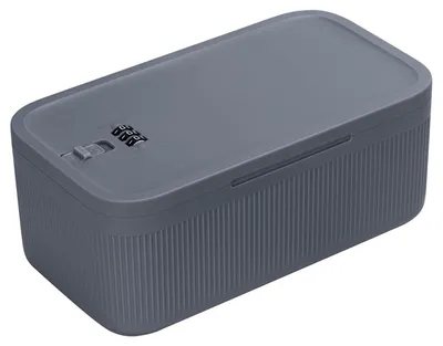 Image de Boîte verrouillable, boîte de rangement pour médicaments, boîte à médicaments/de rangement avec serrure, casiers pour téléphones portables, minuterie pour