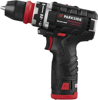 Produktbild von Parkside Performance Akkuschrauber PBSPA 12 E4 +2 Akku Ladegerät Bit Bohrer Set Tasche X 12 V Team