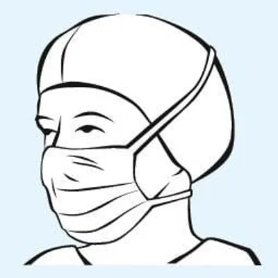 Produktbild von Hartmann Foliodress Maske anti splash Spritzschutz | Packung (40 Stück)