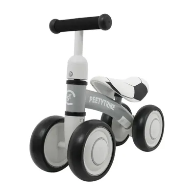 Produktbild von PettyTrikes erstes Laufrad für Kinder, weißes 4-rädriges SporTrike Ride-On