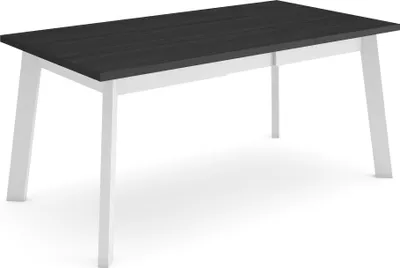 Immagine prodotto di ODIN Tavolo da Pranzo, 167x90x75cm, Per 8 persone, Gambe in legno, Nero
