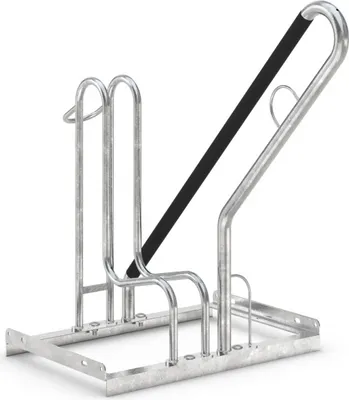 Produktbild von Dreifke® Fahrrad Anlehnparker 4800 XXBF High & Low | Umknickschutz und platzs... Einstellbügel Low