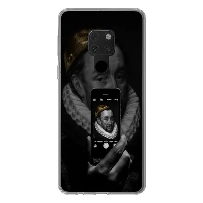 Produktbild von MuchoWow® Handyhülle Schutzhülle Hülle für Huawei P40 Lite Wilhelm von Oranien - Gemälde - Selfie Silikon Softcase Handy Hülle - Handy