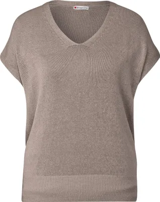 Produktbild von Street One sleeveless sweater vintage stone 38