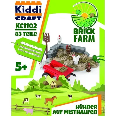 Produktbild von Kiddicraft KC1102 Misthaufen mit Hühnern