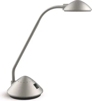 Produktbild von MAUL Tischleuchte MAULarc LED 3.000 K Standfuß silber