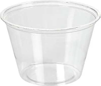 Produktbild von 2400x DUNI Dressingbecher 120 ml Transparent ungeteilt