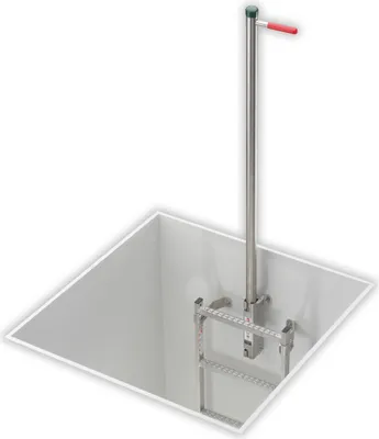 Produktbild von Hailo Einholm- Einstiegshilfe versenkbar 50x50mm Edelstahl 1.4301/ASTM304