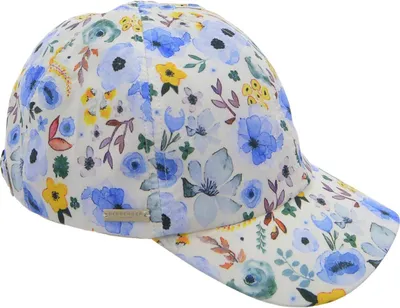 Seeberger Baumwollstoff Baseballcap in schwarz