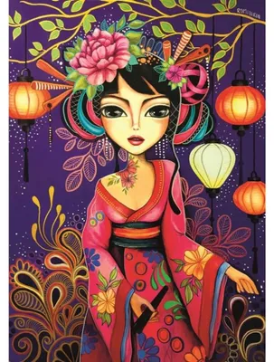 Zdjęcie produktu dla Magnolia Puzzle Geisha - puzzle artystyczne 1000 elementów