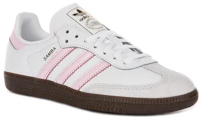 Produktbild von Adidas Samba OG J In White Pink For Youth – 4 UK - 36 2/3 EU - 4.5 US / White Pink