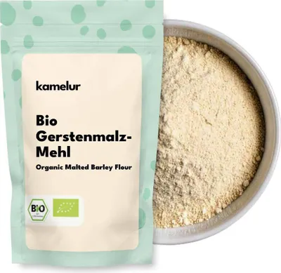 Produktbild von Kamelur® Bio Gerstenmalzmehl hell 1 kg
