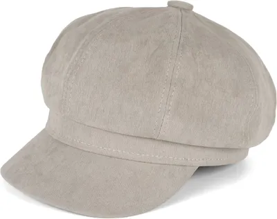 Produktbild von styleBREAKER Damen Ballonmütze aus weichem Stoff, Schirmmütze Vintage Style, Bakerboy Schiebermütze, Newsboy Cap 04023086